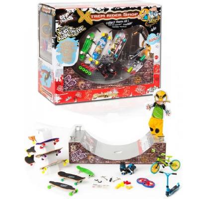 Комплект играчки за пръсти Grip&Trick - Extreme Rider Shop (GT-XS-18)