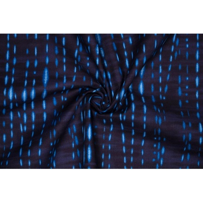 Kokka bavlněné plátno – Batik, tmavě modrý