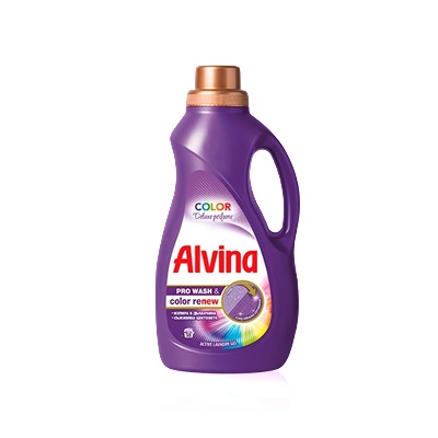 ALVINA PRO WASH & PROTECT COLOR Deluxe Perfume - за цветни тъкани 930мл (3800069407942)