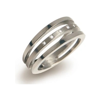 Boccia titanový s diamanty 0128-03