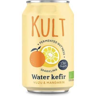 Kult Kefir Vodní kefír s příchutí mandarinka a yuzu 330 ml – Sleviste.cz