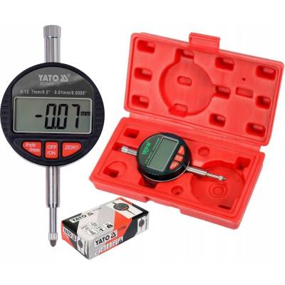 Yato elektronický hodinový mikrometr 0,01/0-12,7mm