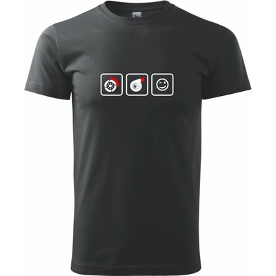 TurboDiesel úsmev pánske tričko čierne