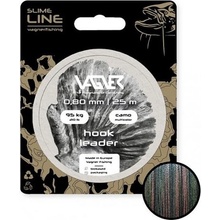 VAGNER šňůra Hook Leader Camo Multicolor 25m 0,80mm