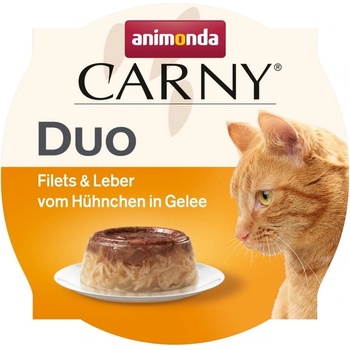 Animonda Carny Duo Adult Filet & Liver from Chicken in jelly 70 g - с пилешки дроб и филе