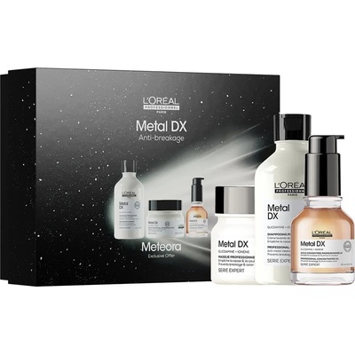 L´oréal Professionnel Serie Expert Metal Detox Trio Vánoční Sada - Šampon 300 ml + maska 250 ml + olej 50 ml