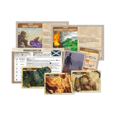 Pegasus Spiele GmbH Spirit Island: Nation Schottland, Szenarien und Kartenerweiterung (Promo)