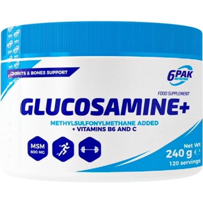 6PAK Nutrition Glucosamine+ Powder [240 грама] Неовкусен