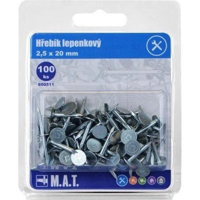 hřebík lepenkový 20x2,5mm Zn (100ks) – Hledejceny.cz