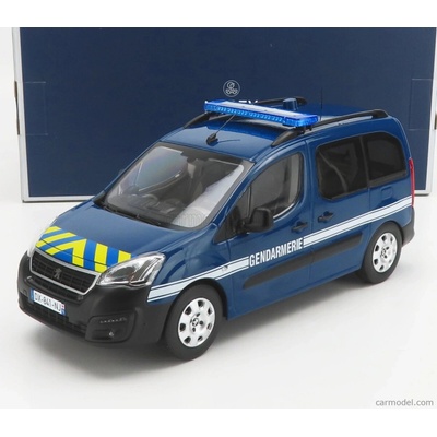 Norev Peugeot Partner Gendarmerie 2018 Modrá Žlutá 1:18