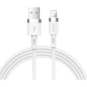 JOYROOM Кабел Joyroom S-1224N2, USB към Lightning, 2.4A, 1.2m, бял (S-1224N2 White)