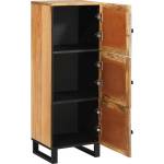vidaXL Висок шкаф Кафяво 40 x 33 x 110 см Солидно мангово дърво (4018074)