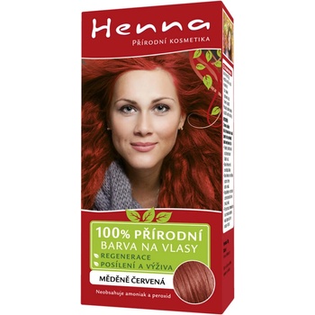 Důbrava Henna přírodní barva na vlasy červená