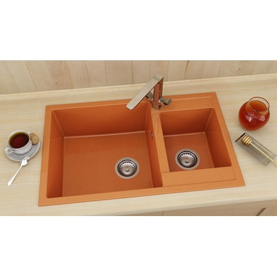 FAT Кухненска мивка от полимермрамор fat, 233 (233marble)