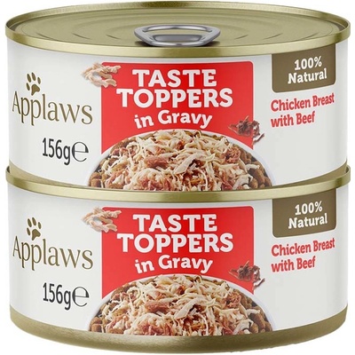 Applaws Dog Taste Toppers Gravy Kuře s hovězím 2 x 156 g