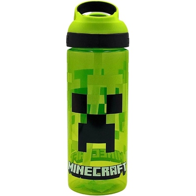 Character HOX Licensed 600ml Atlantic Water Bottle Minecraft or Pokemon - Minecraft