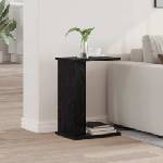 vidaXL Крайна масичка Черния дъб 35 x 25 x 50 см Инженерна дървесина (891185)