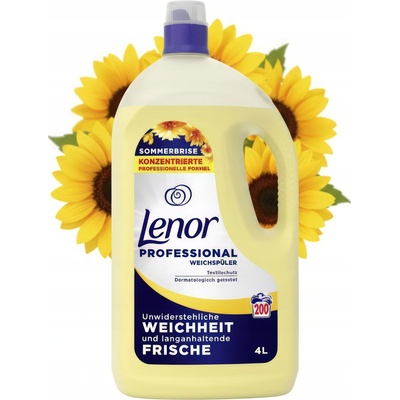Lenor aviváž Professional Summer Breeze žlutá 4 l