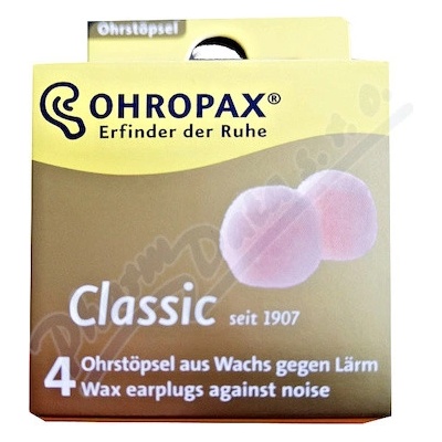 Chránič sluchu Ohropax Classic 4 ks