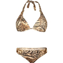 Life Beach Phala animal bikiny zvířecí vzor S320 hnědé