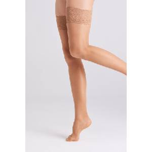 Ysabel Mora ЧОРАПИ СЪС СИЛИКОНОВА ЛЕНТА 20 den beige 14215