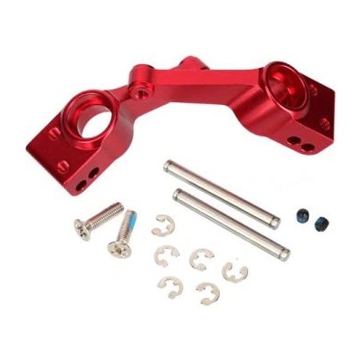 Traxxas задни алуминиеви носачи червени (2)