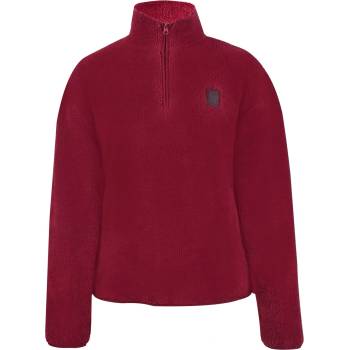 SoulCal Women's Soul Teddy Borg Quarter-Zip Fleece - Burgundy