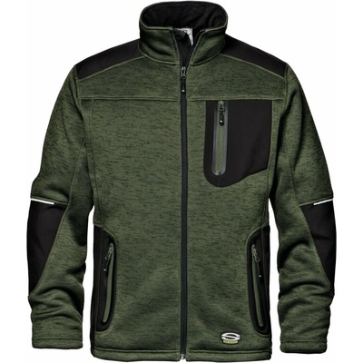 Prapor FIGHTER mikina s kožiškem reflexní prvky khaki