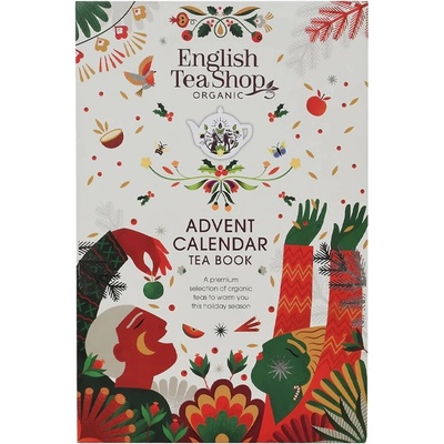 English Tea Shop – Adventní kalendář Kniha čajů, 25 pyramidek, Bio
