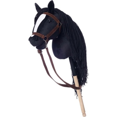 Kůň na tyči hobby horse HOPPIHORSE velikost A3 černý – Zboží Dáma