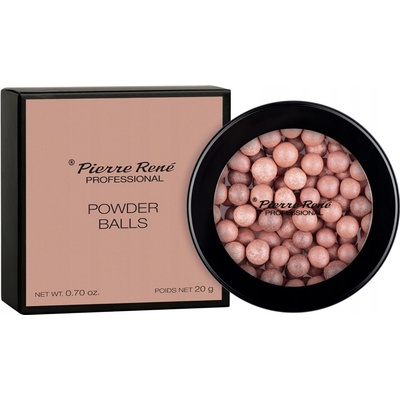 Pierre René Powder Balls 04 natural saténová povrchová úprava 20 g