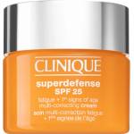 Clinique Superdefense SPF 25 Fatigue + 1st Signs Of Age Multi-Correcting Cream крем против първи белези на стареене за смесена и мазна кожа за жени 50 мл