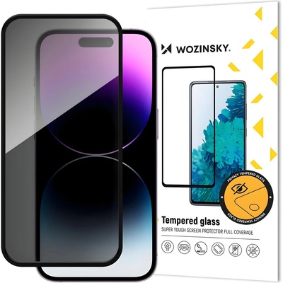 Wozinsky Privacy Glass Закалено стъкло за Apple iPhone 16 Pro - Черен KP34927 (34927)