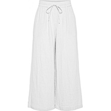 Pieces mušelínové culottes kalhoty bílé