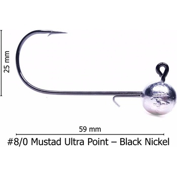 Smart Arctic Fox SAF Jigová hlava Capybara vel.8 30g 3 ks