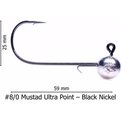 Smart Arctic Fox SAF Jigová hlava Capybara vel.8 30g 3 ks