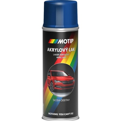 Motip Dupli Autoemail Škoda Modrá Night Fire metalíza 200ml