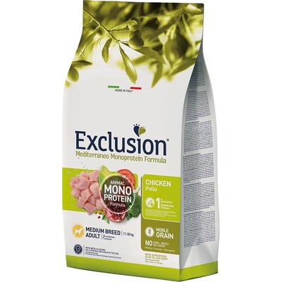 Exclusion Mediterraneo Adult Medium Chicken 2 x 12 kg