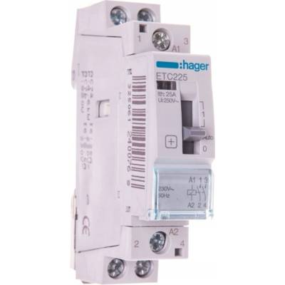 Relé Hager 230 V IP20 25 A ETC225