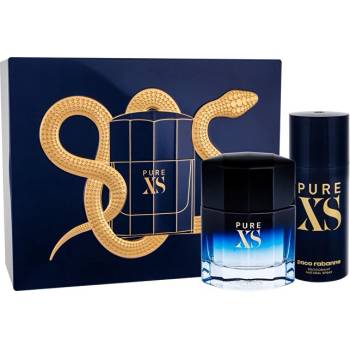 Paco Rabanne Pure XS Подаръчен комплект, Тоалетна вода 100ml + Део спрей 150ml, мъже