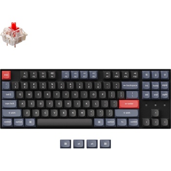 Image 1 of Keychron K8 Pro White QMK/VIA TKL K Pro Brown Switch (K8P-P4)
