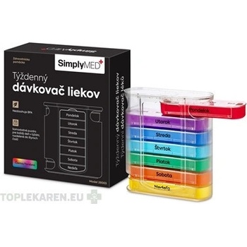 SimplyMED Týždenný Dávkovač liekov