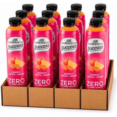 San Benedetto Succoso ACE Zero pomeranč mrkev a citron 12 x 0,4 l