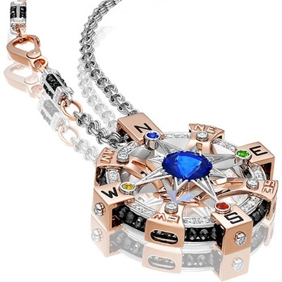 Zancan Zlatý Přívěsek Black Magic Magnum EC614BR 2050061