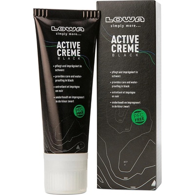Lowa Active Krém na obuv čierny 75ml