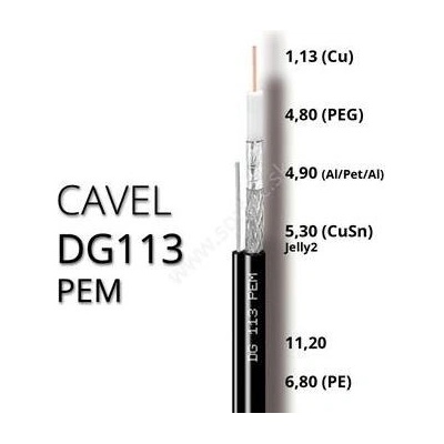 Cavel DG113 PEM, 6,8mm