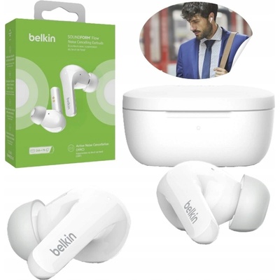 Belkin SoundForm Flow Noise Cancelling Earbuds