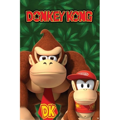 Plagát, Obraz - Nintendo - Donkey Kong And Diddy Kong, 61 × 91.5 cm