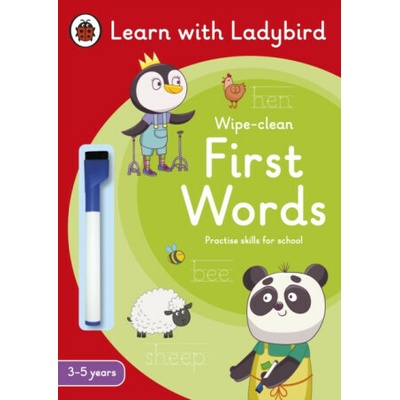 First Words: A Learn with Ladybird Wipe-Clean Activity Book 3-5 years - Ladybird