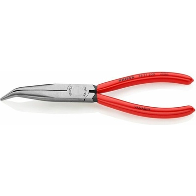 Kliešte KNIPEX 38 21 200 – 200 mm, polgulaté, zahnuté, dlhé čeľuste